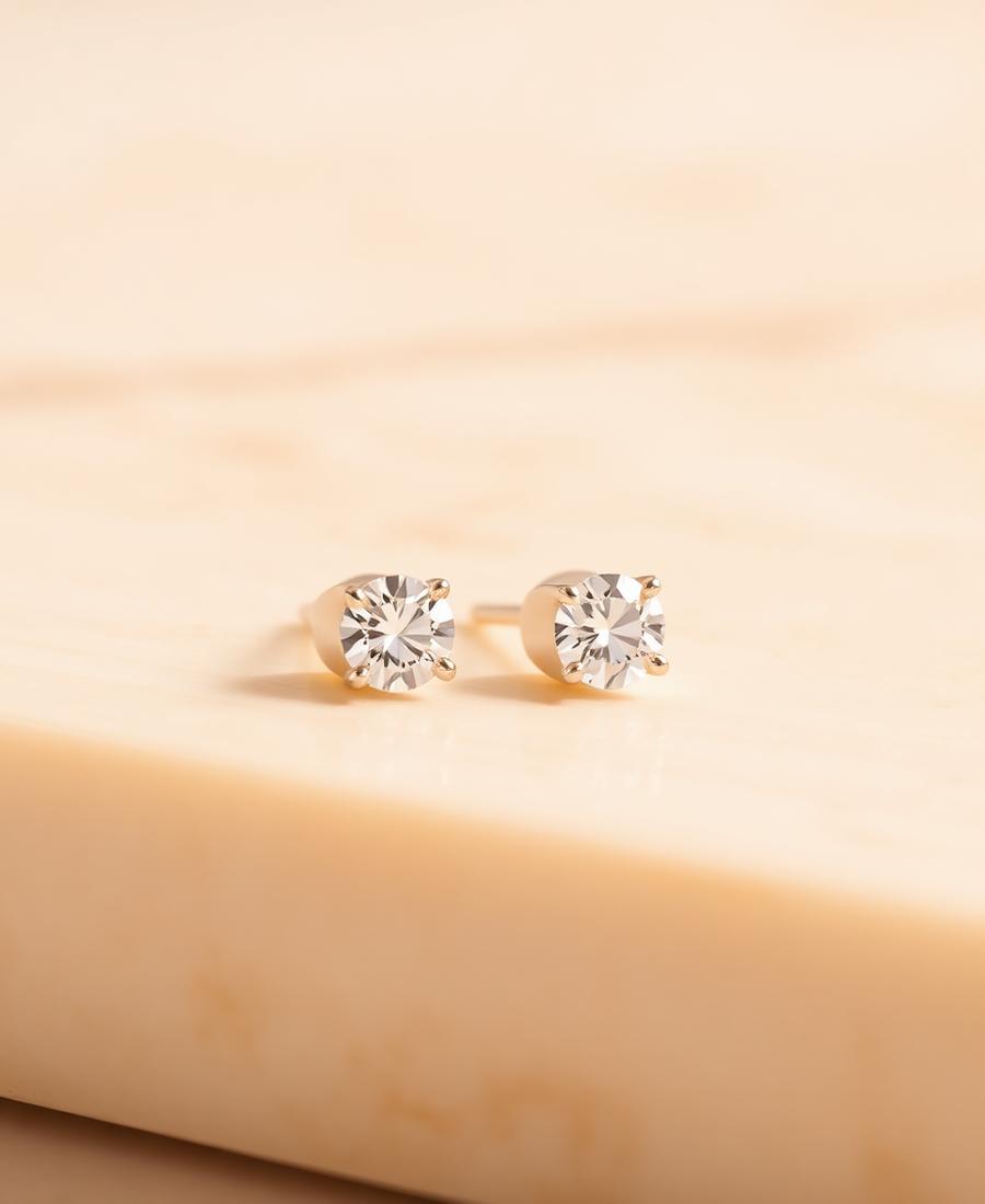 Diamond Stud Earrings